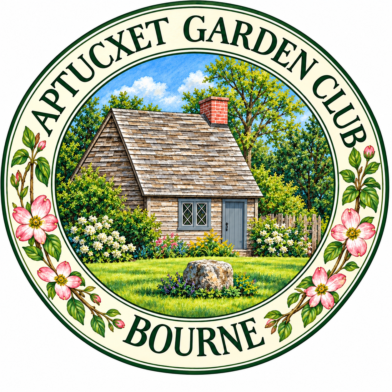 Aptucxet Garden Club of Bourne Logo