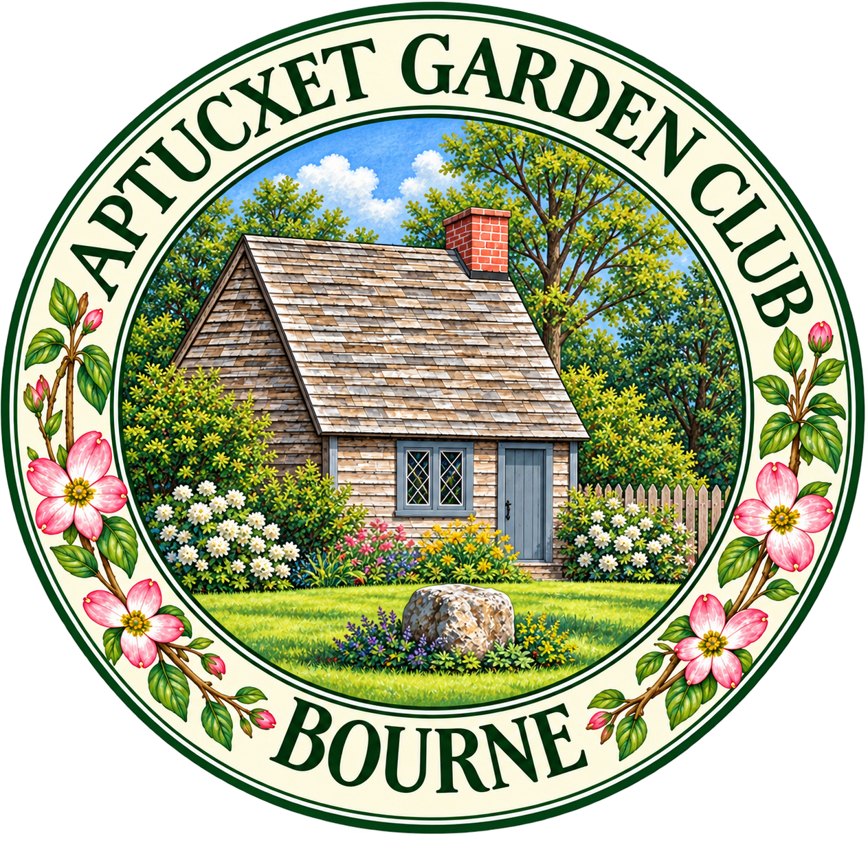 Aptucxet Garden Club of Bourne Logo